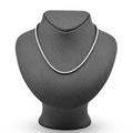 925 SS 9CT Lab Diamond Tennis Chain Men Women Necklace 16"