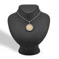 10K Yellow Gold 0.25 CT Natural Diamond Memory Picture Pendant Men Women Charm