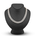 10K Yellow Gold 20.05 CT Natural Diamond 12 MM Cuban Link Necklace 22" Men Chain 73.1 g