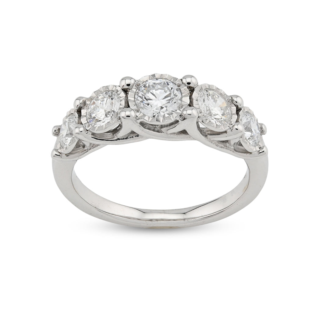 925 Silver 1 CT Lab Diamond Women Ring