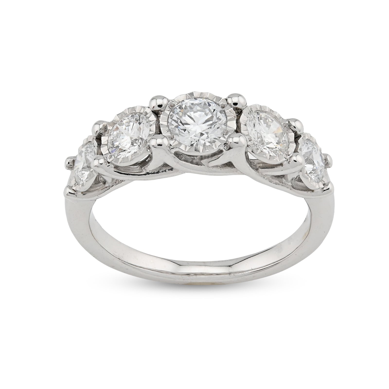 925 Silver 1 CT Lab Diamond Women Ring