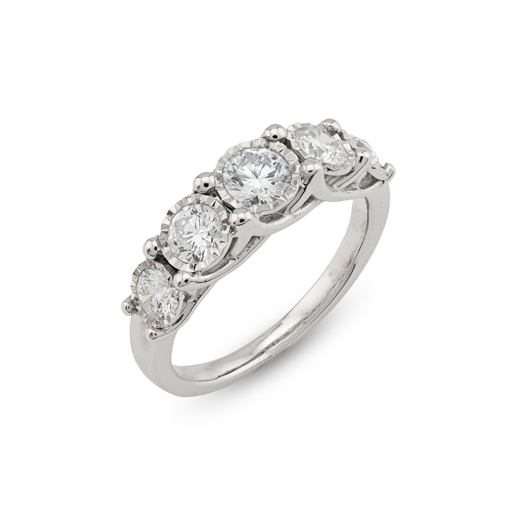 925 Silver 1 CT Lab Diamond Women Ring