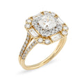 14K Yellow Gold 2.19 CTW Lab Diamond Women's Ring