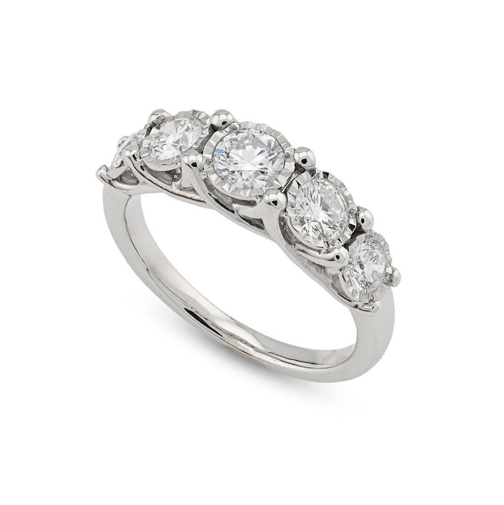 925 Silver 1 CT Lab Diamond Women Ring