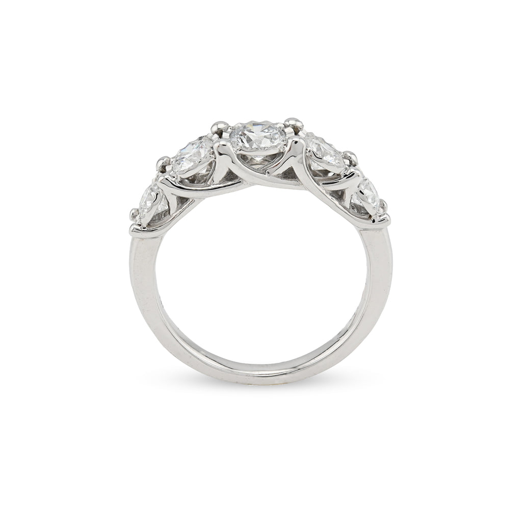 925 Silver 1 CT Lab Diamond Women Ring