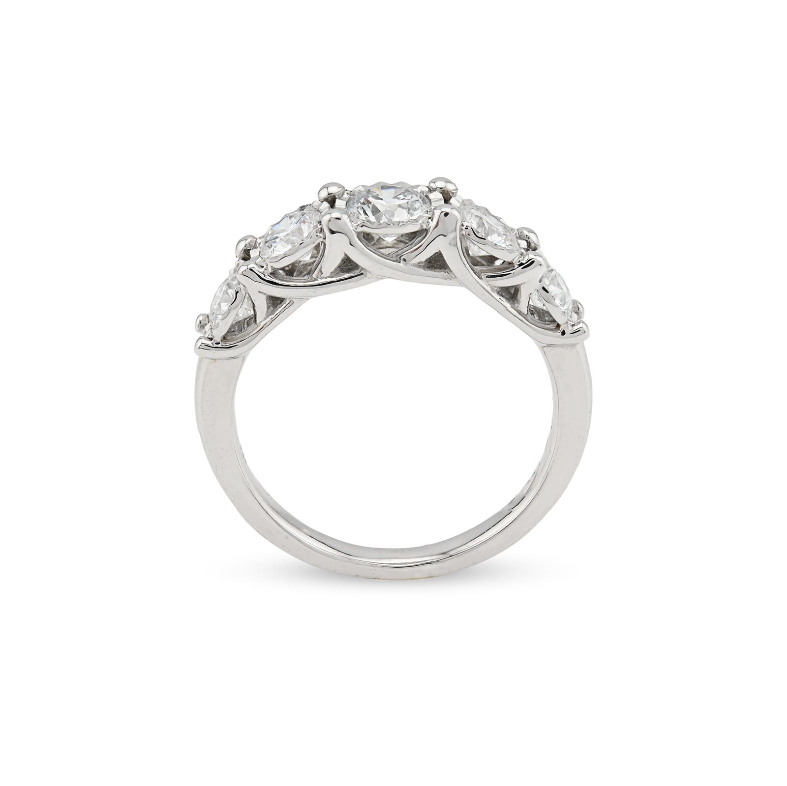 925 Silver 1 CT Lab Diamond Women Ring