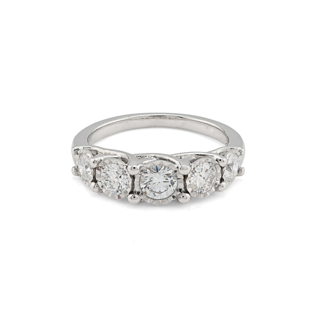 925 Silver 1 CT Lab Diamond Women Ring