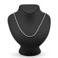 10K Yellow Gold 9.50 CT Natural Diamond Illusion Set Tennis Chain 3 MM 24" Men Necklace