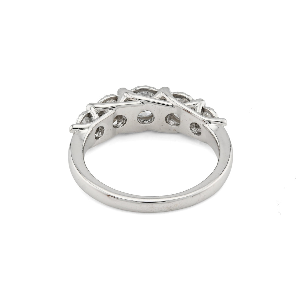 925 Silver 1 CT Lab Diamond Women Ring