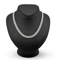 10K Yellow Gold 9 CT Natural Diamond Cuban Link Chain 8 MM Men 20" Necklace