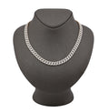 10K Yellow Gold 10.3 CT Natural Diamond 8 MM Cuban Link Necklace 22" Men Chain 41.7 g