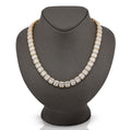 10K Yellow Gold 22.39CT Natural Diamond Baguette/Round 10MM Tennis 22" Chain Men Women 87g Necklace